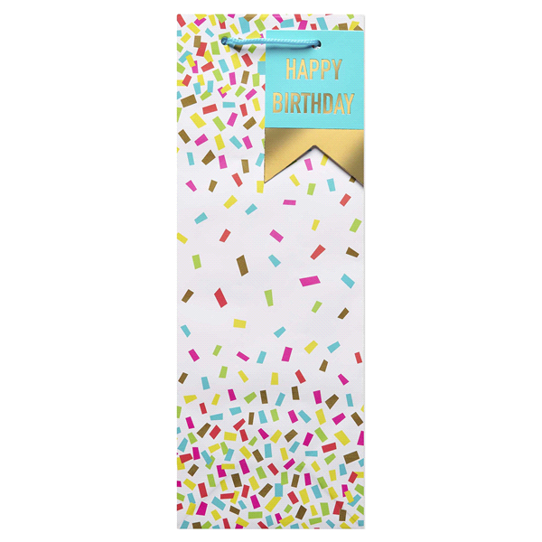 slide 4 of 13, American Greetings Beverage Bag, Confetti, 1 ct