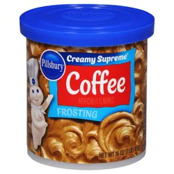 Pillsbury Creamy Supreme Coffee Frosting, 16 oz Tub