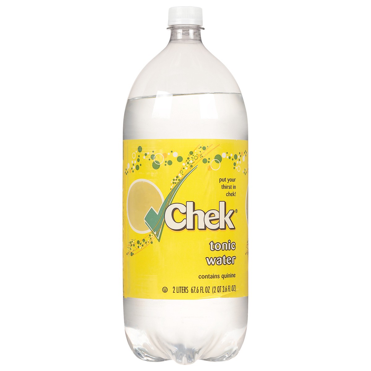 slide 1 of 9, Chek Tonic Water - 2 liter, 2 liter