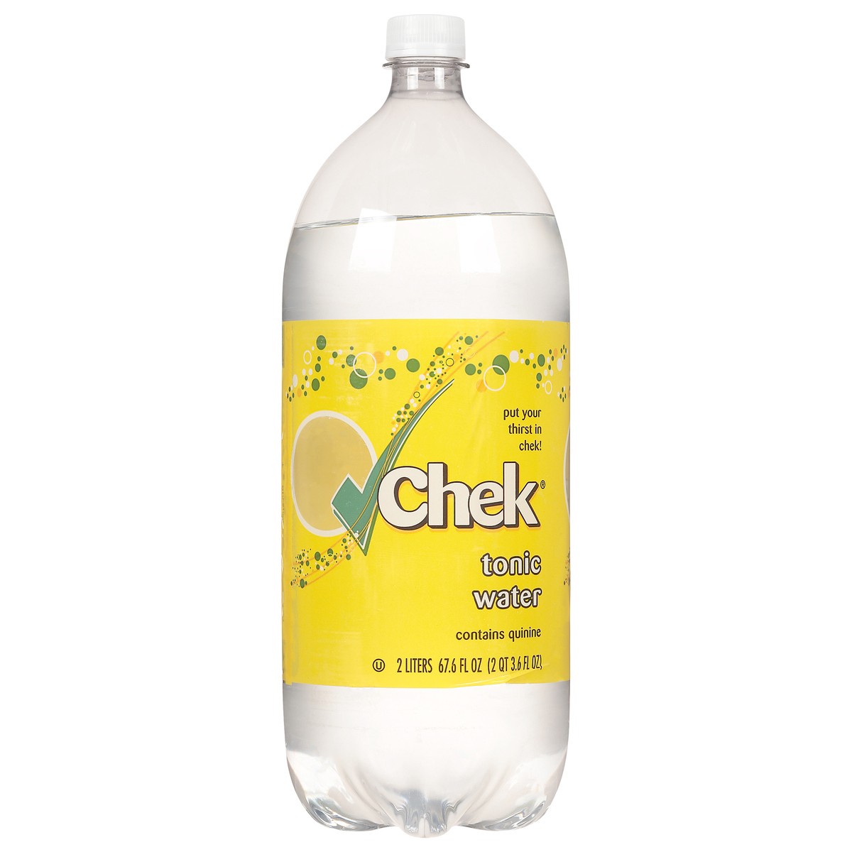 slide 1 of 9, Chek Tonic Water, 2 liter