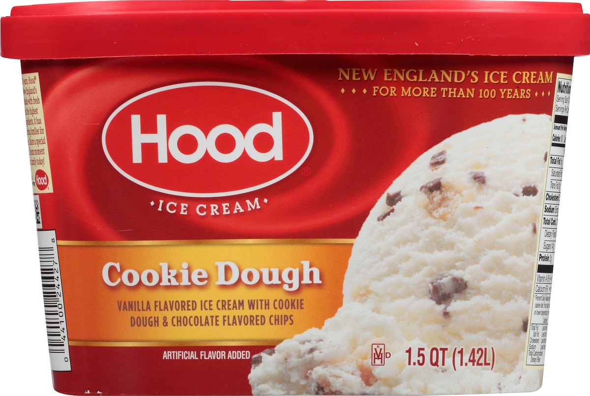 slide 10 of 10, Hood Cookie Dough Ice Cream, 1.5 qt