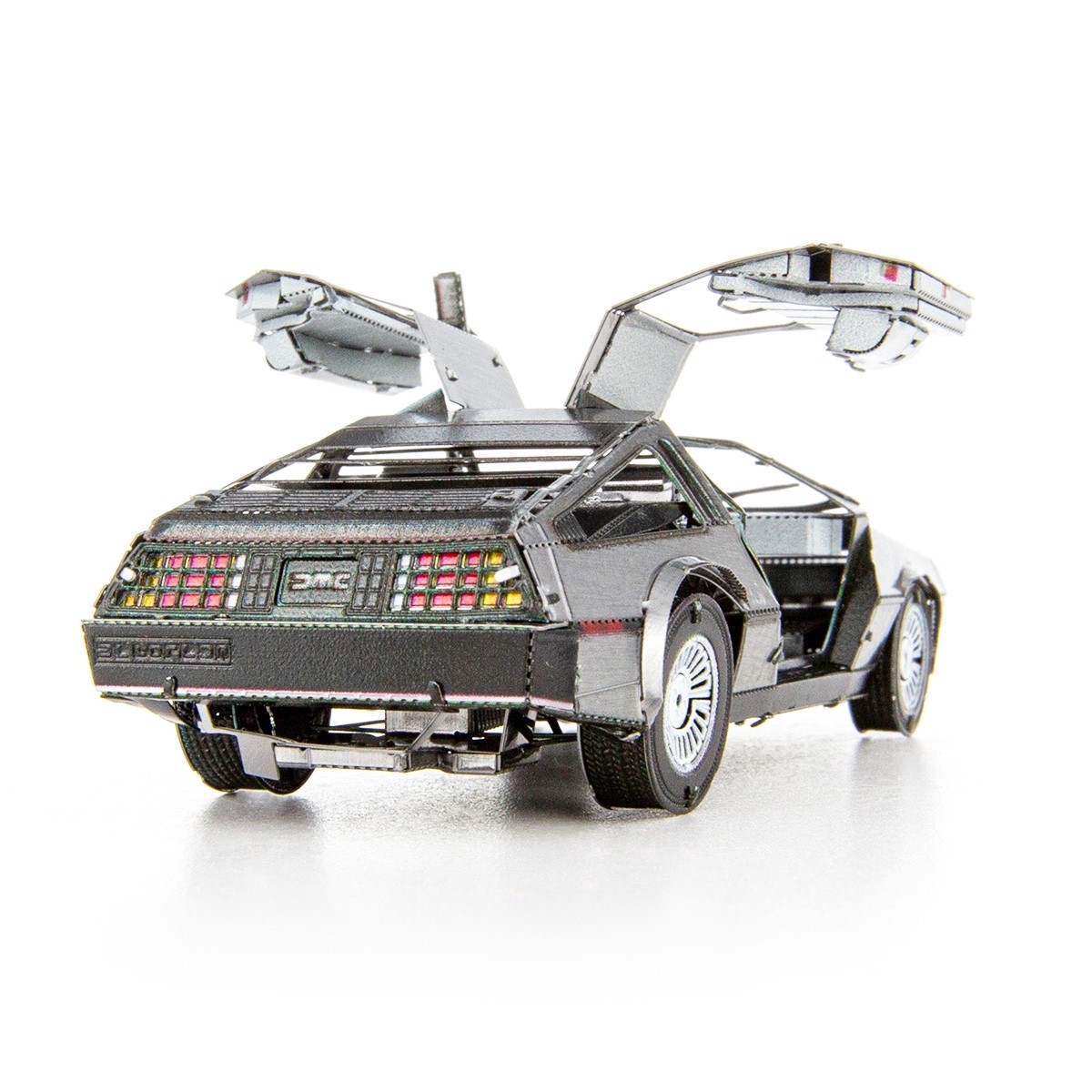 slide 7 of 15, Fascinations Metal Earth Delorean Steel Model Kit, 3.5 in x 1.25 in x 1.15 in