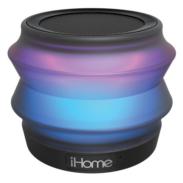 slide 1 of 1, iHome Color Changing Bluetooth Rechargable Mini Speaker - Gray (iBT73SC), 1 ct