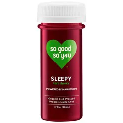 So Good So You Tart Cherry Organic Probiotic Shot - 1.7 fl oz