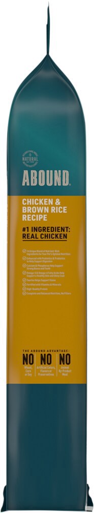 slide 2 of 5, Abound Chicken & Brown Rice Dry Cat Food, 16 lb