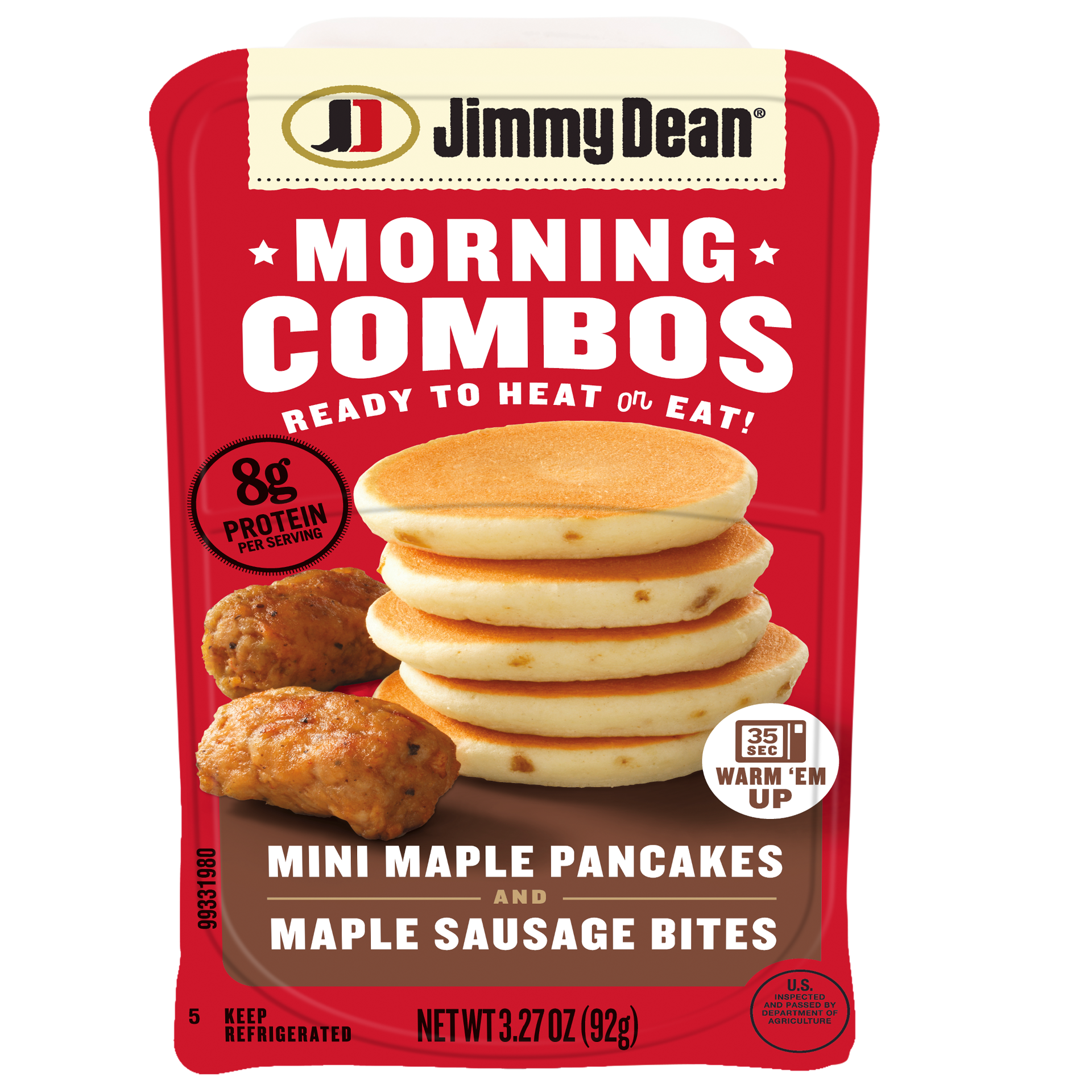 slide 1 of 11, Jimmy Dean Morning Combos, Mini Maple Pancakes and Maple Sausage Bites, 3.27 oz., 3.27 oz