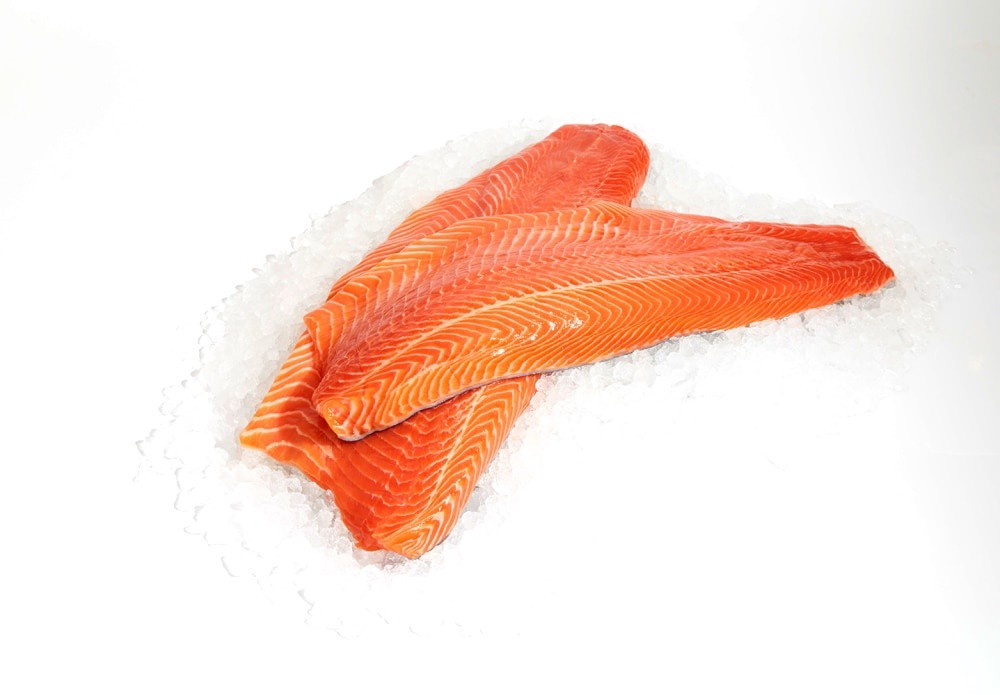 slide 1 of 1, Farm Raised Fresh Steelhead Trout Fillets, per lb