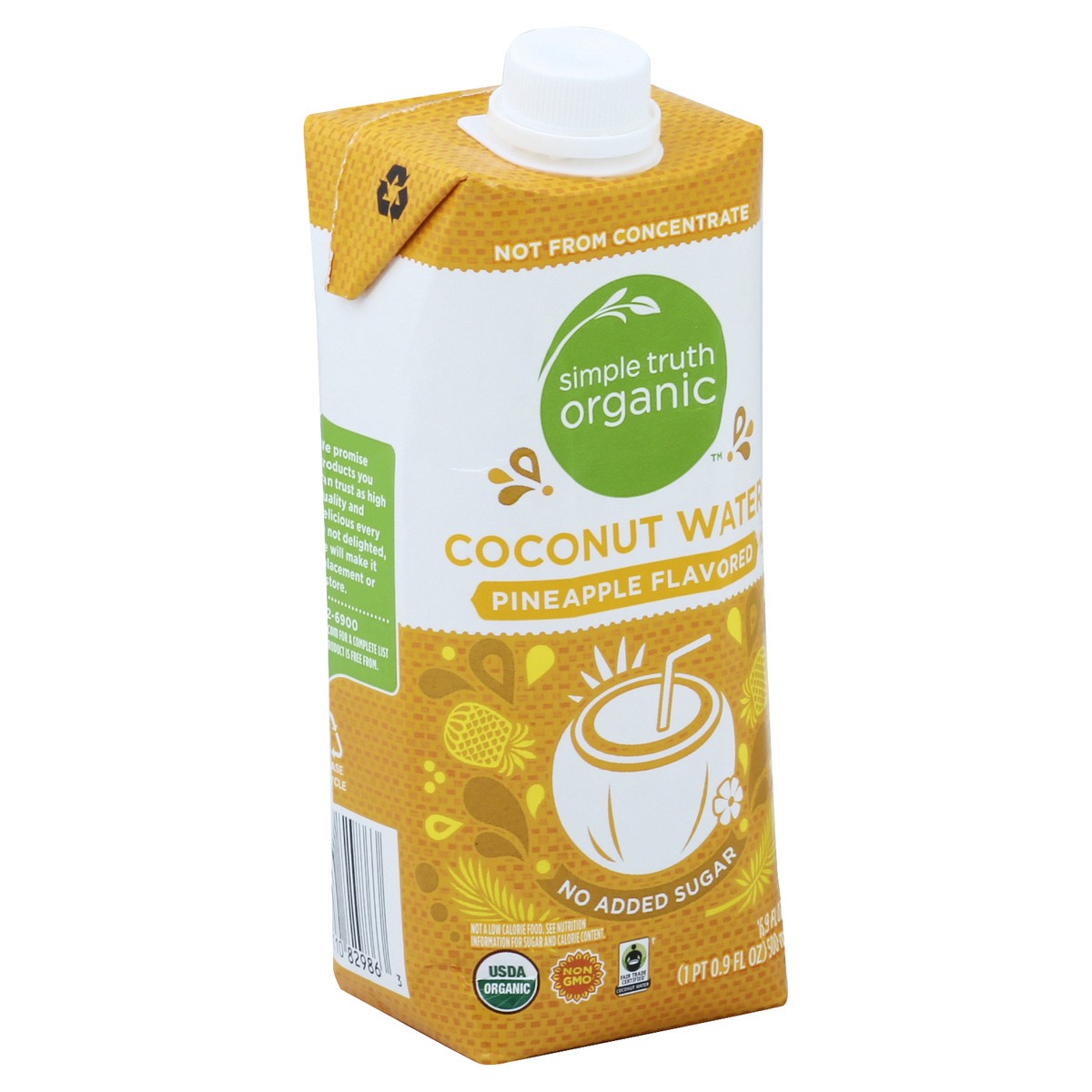 slide 3 of 5, Simple Truth Organic Pineapple Flavored Coconut Water - 16.9 fl oz, 16.9 fl oz