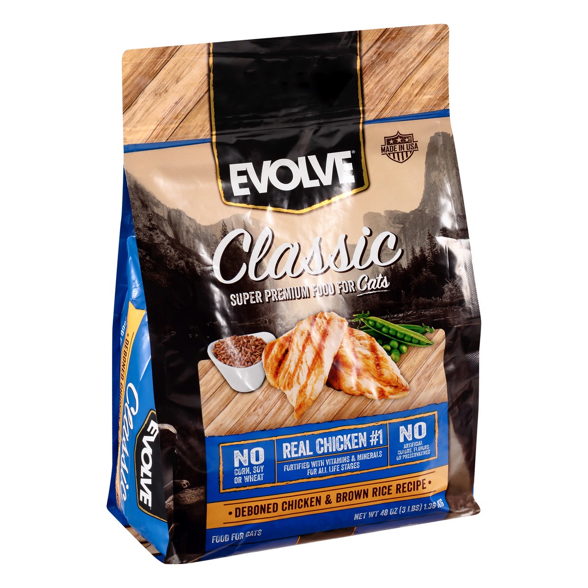 slide 9 of 9, Evolve Chicken And Brown Rice Cat Food, 3 lb