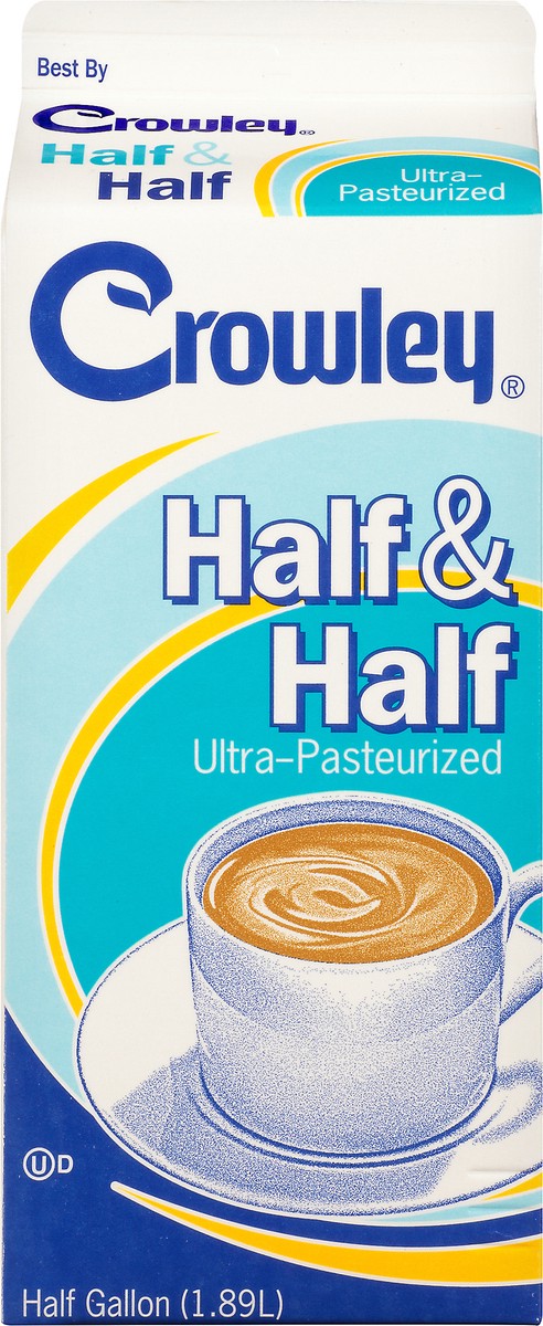 slide 7 of 10, Crowley Half & Half, 64 oz, 1/2 gal