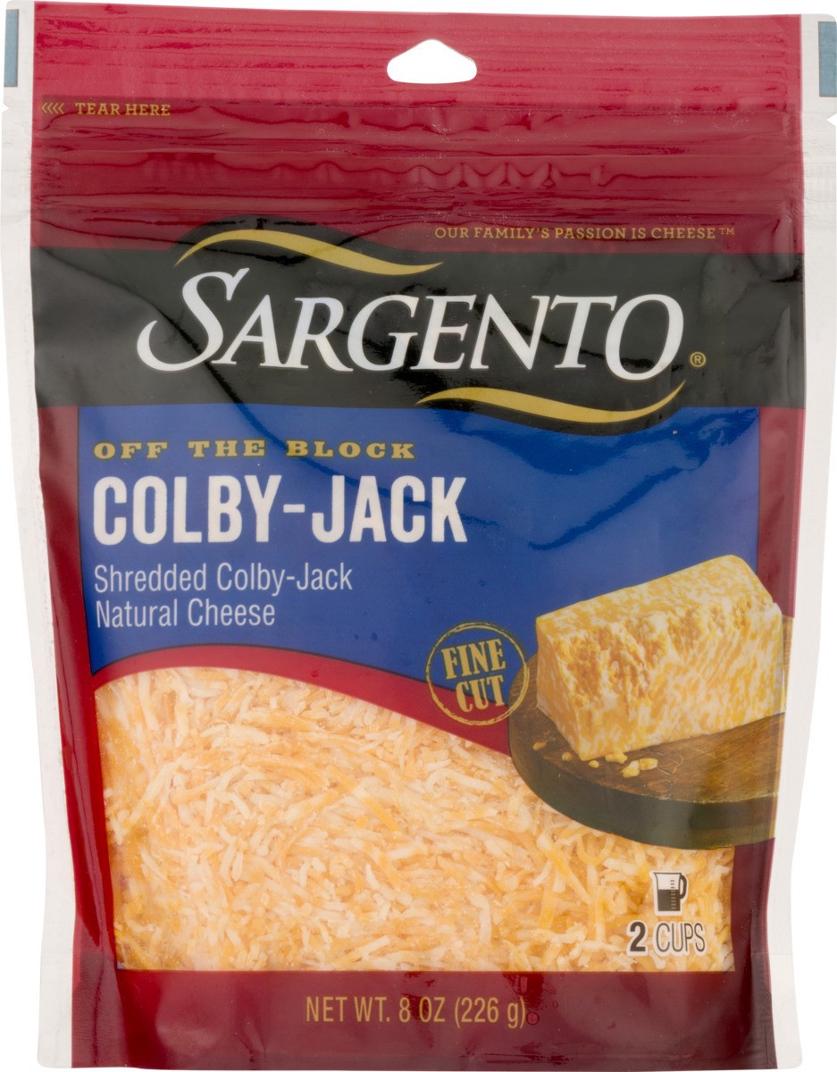 Sargento® Shredded Cheddar Jack Natural Cheese, 8 oz.