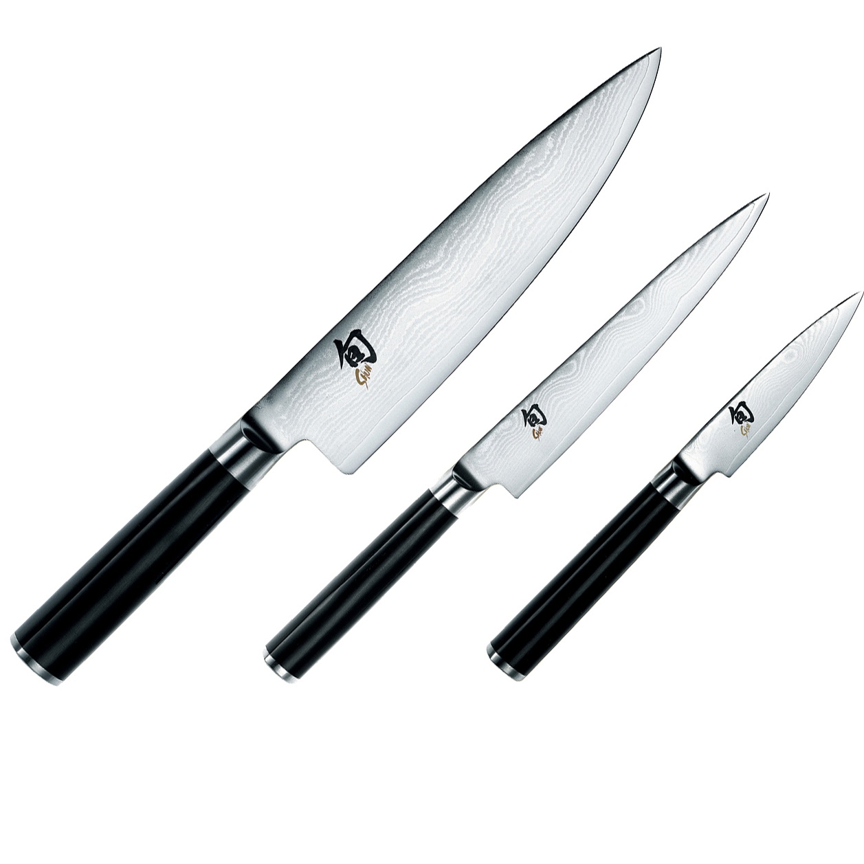 slide 1 of 1, Shun Classic Knife Set, 3 ct