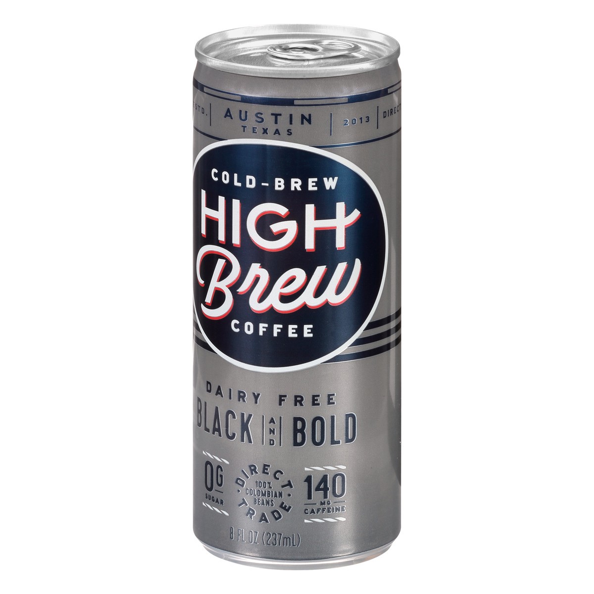 slide 6 of 9, High Brew Coffee Dairy Free Cold-Brew Black & Bold Coffee - 8 oz, 8 oz