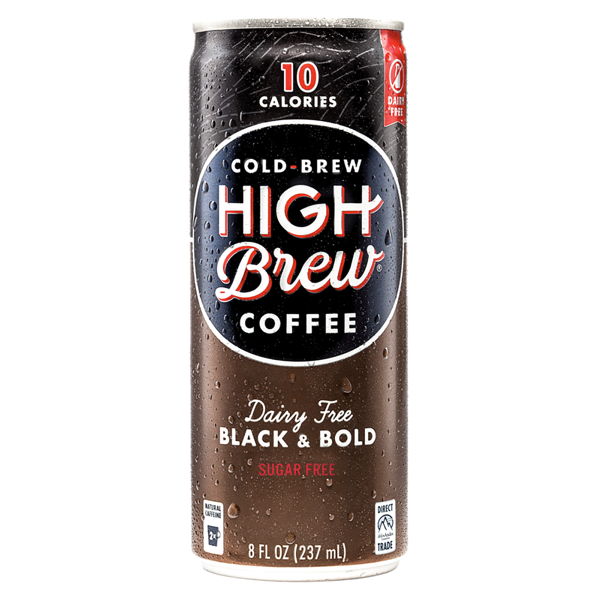 slide 1 of 10, High Brew Cold-Brew Dairy Free Black & Bold, 8 fl oz