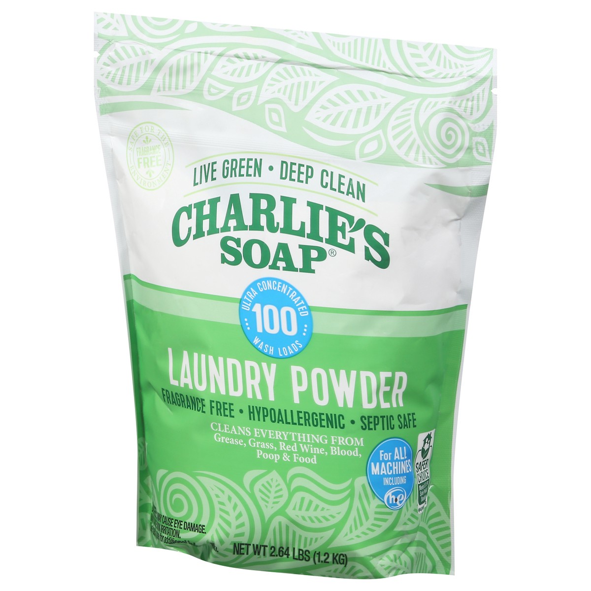 slide 6 of 9, Charlie's Soap Laundry Powder 2.64 lb, 2.64 lb