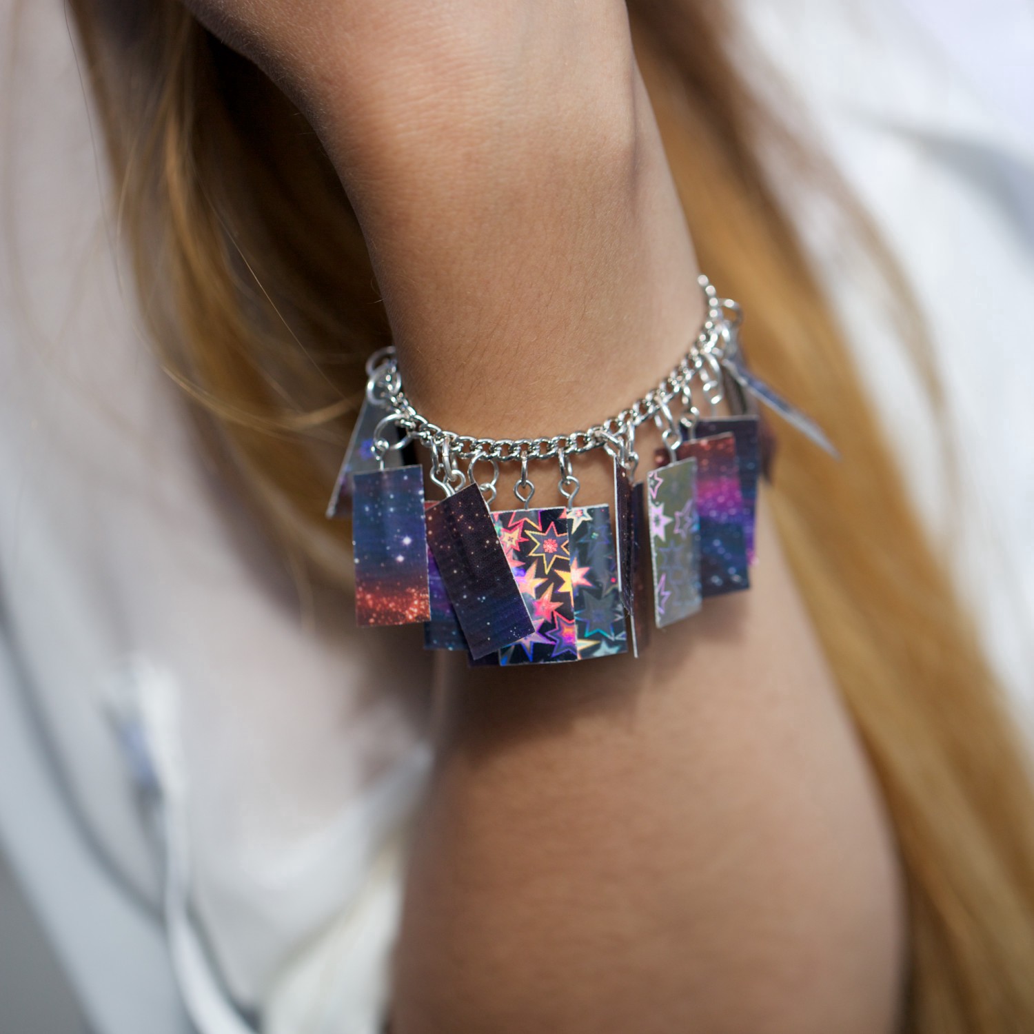 slide 2 of 4, Duck Brand Brand Galaxy Print Duct Tape, 1.88 in x 10 yd