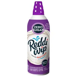 Reddi-wip Zero Sugar Whipped Topping Made with Real Cream, 6.5 oz