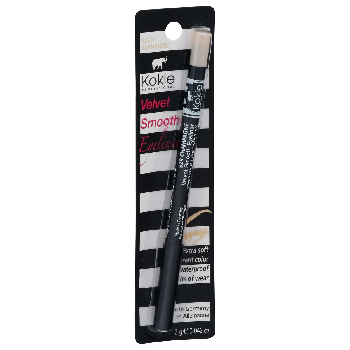 slide 2 of 12, Kokie Champagne EL529 Waterproof Velvet Smooth Eyeliner 0.042 oz, 1 ct