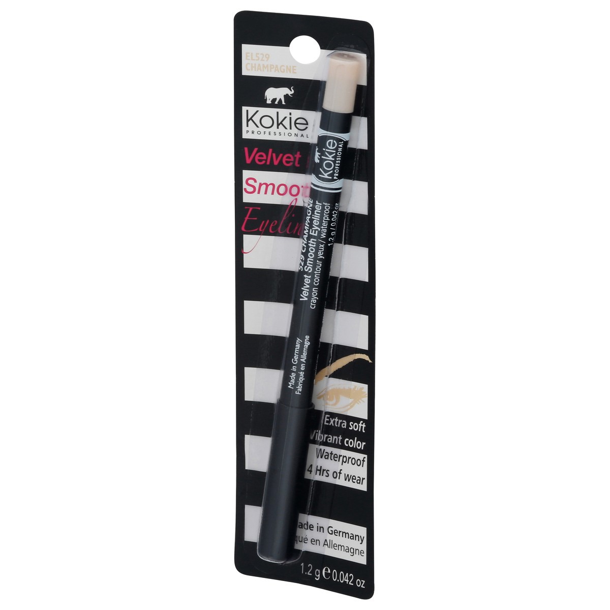 slide 3 of 12, Kokie Champagne EL529 Waterproof Velvet Smooth Eyeliner 0.042 oz, 1 ct