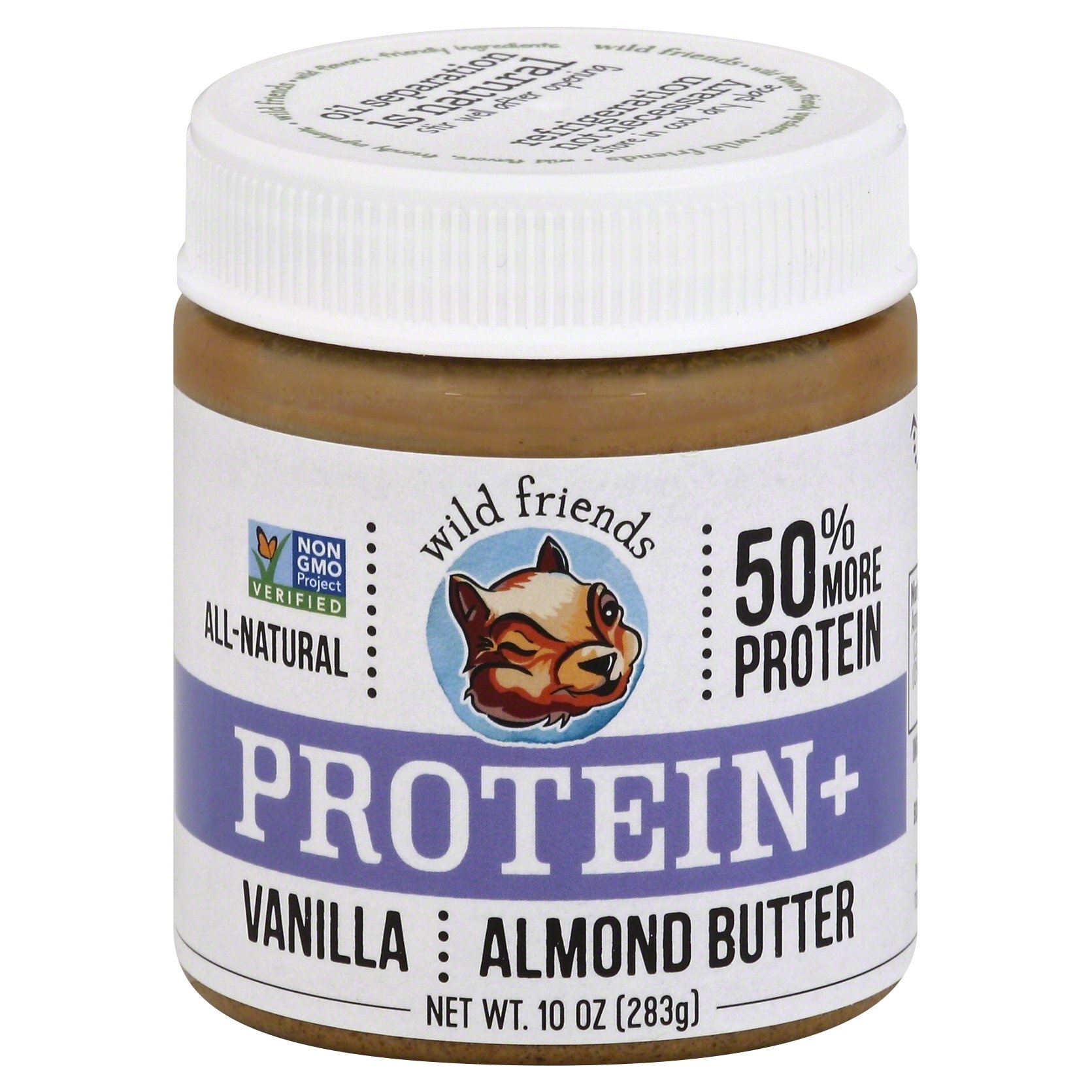 slide 1 of 1, Wild Friends Collagen Peanut Butter Vanilla, 10 oz