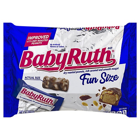 slide 1 of 1, Baby Ruth Fun Size, 10.2 oz