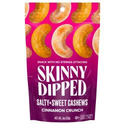 Skinny Dipped Salty & Sweet Cashews, Cinnamon Crunch