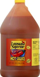 Louisiana Supreme Hot Sauce - 128 oz