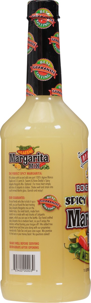 slide 9 of 13, Dr. Swami & Bone Daddy's Medium Spicy Jalapeno Margherita Mix 33.8 fl oz, 33.8 fl oz