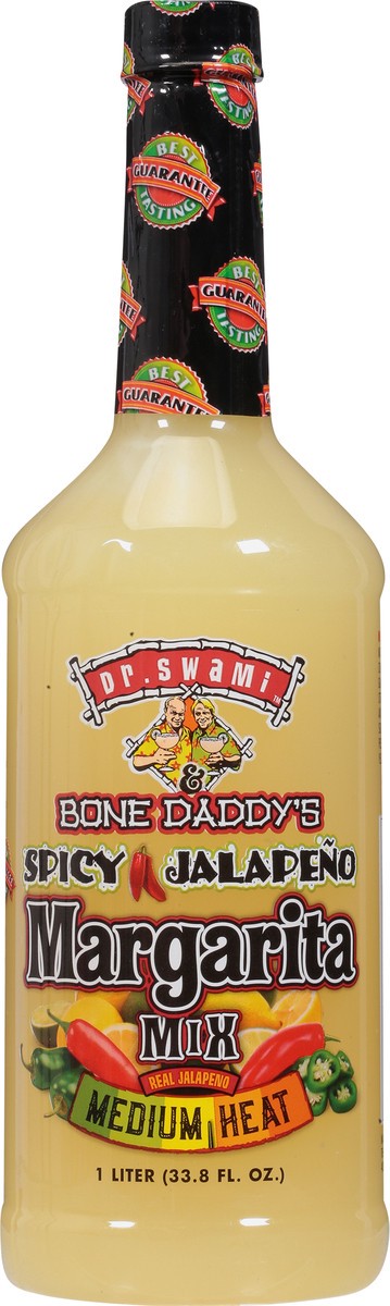 slide 2 of 13, Dr. Swami & Bone Daddy's Medium Spicy Jalapeno Margherita Mix 33.8 fl oz, 33.8 fl oz