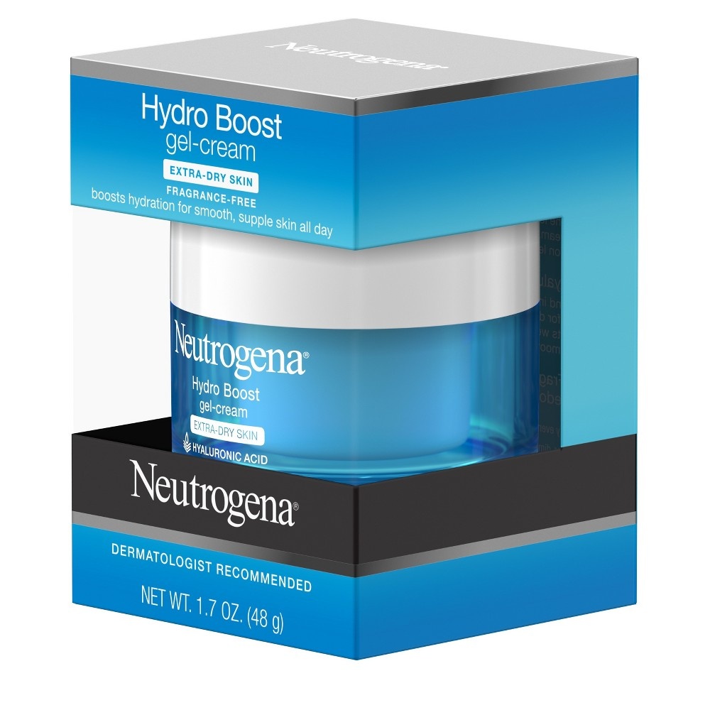 slide 3 of 10, Neutrogena Unscented Neutrogena Hydro Boost Water Gel Face Moisturizer with Hyaluronic Acid - 1.7oz, 1.7 oz