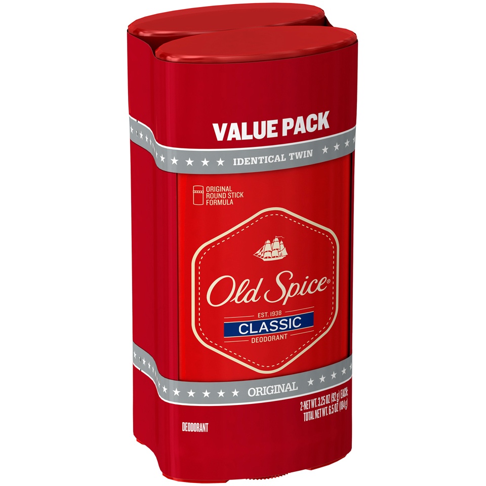 slide 4 of 4, Old Spice Value Pack Classic Original Deodorant 2 ea, 2 ct