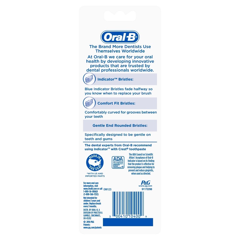 slide 4 of 5, Oral-B Indicator Color Collection Soft Toothbrushes - 4ct, 4 ct