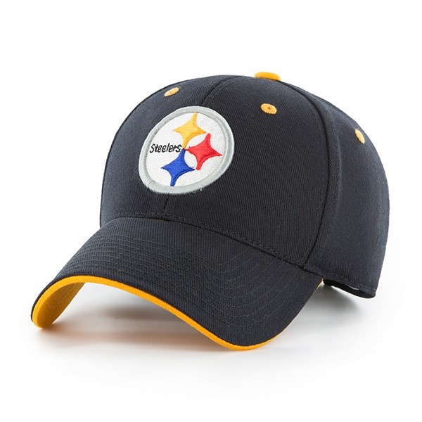 slide 1 of 2, NFL Youth Pittsburgh Steelers Moneymaker Hat, 1 ct