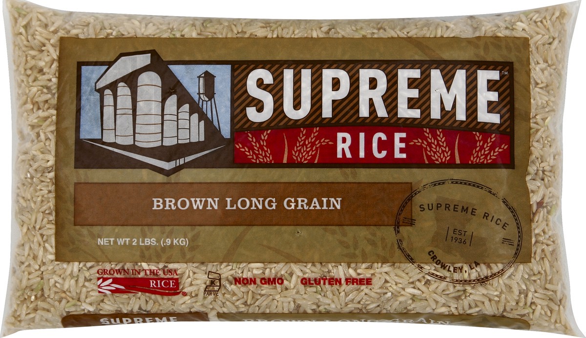 slide 3 of 5, Supreme Rice Brown Rice 2 lb, 2 lb