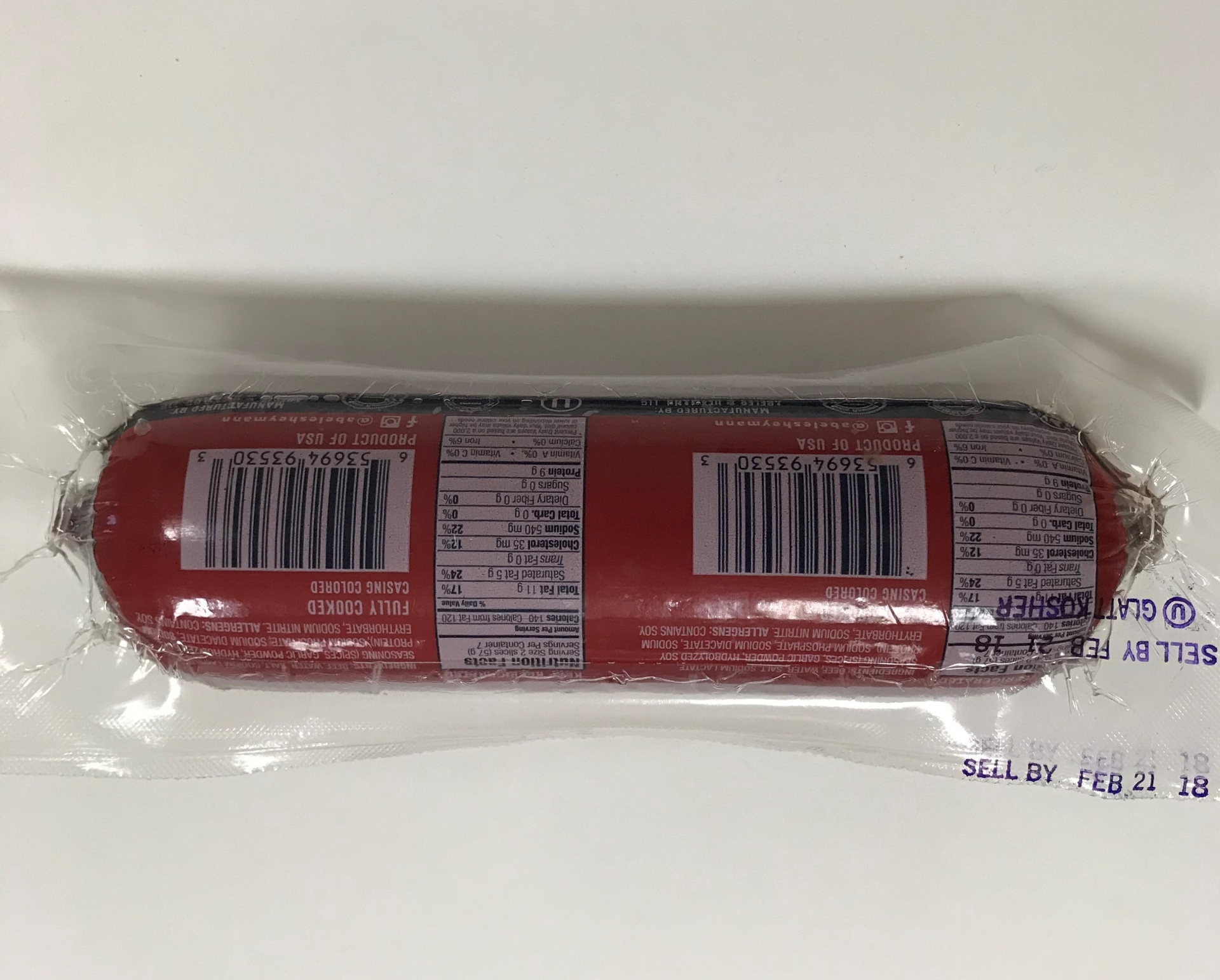 slide 2 of 2, A & H Products, Inc Abeles & Heymann Twin Pack Salami, 2, 14 oz