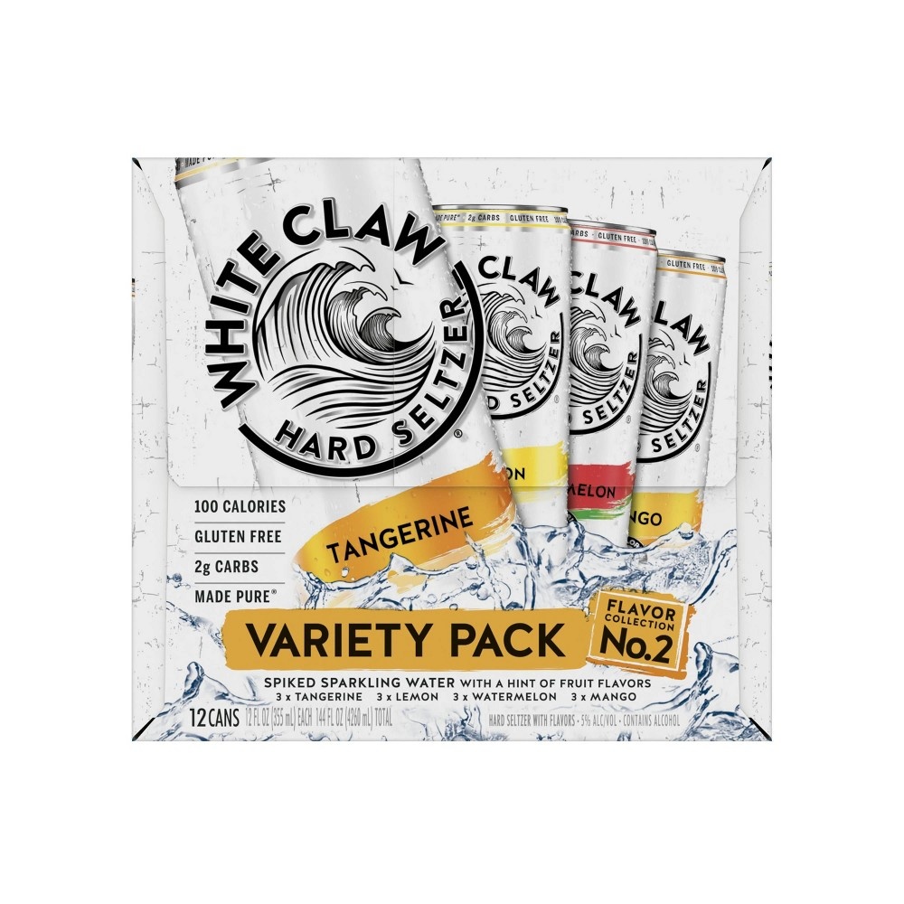 slide 2 of 3, White Claw Variety Pack #2, 12 ct; 12 oz