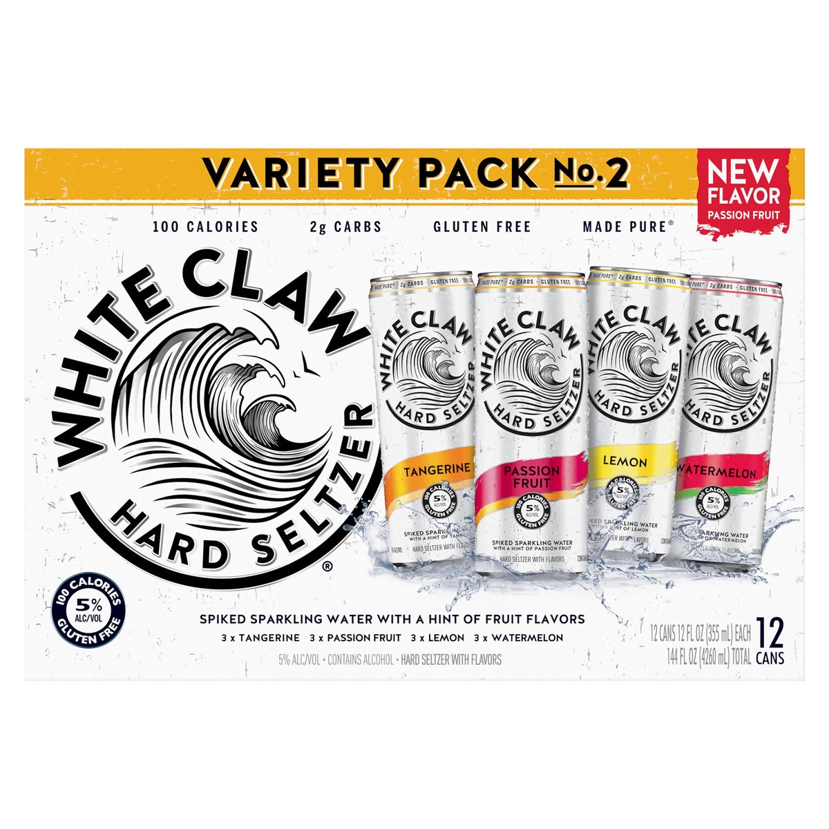slide 1 of 7, White Claw Hard Seltzer Variety Pack #2. 12 ct , 12 ct; 12 oz