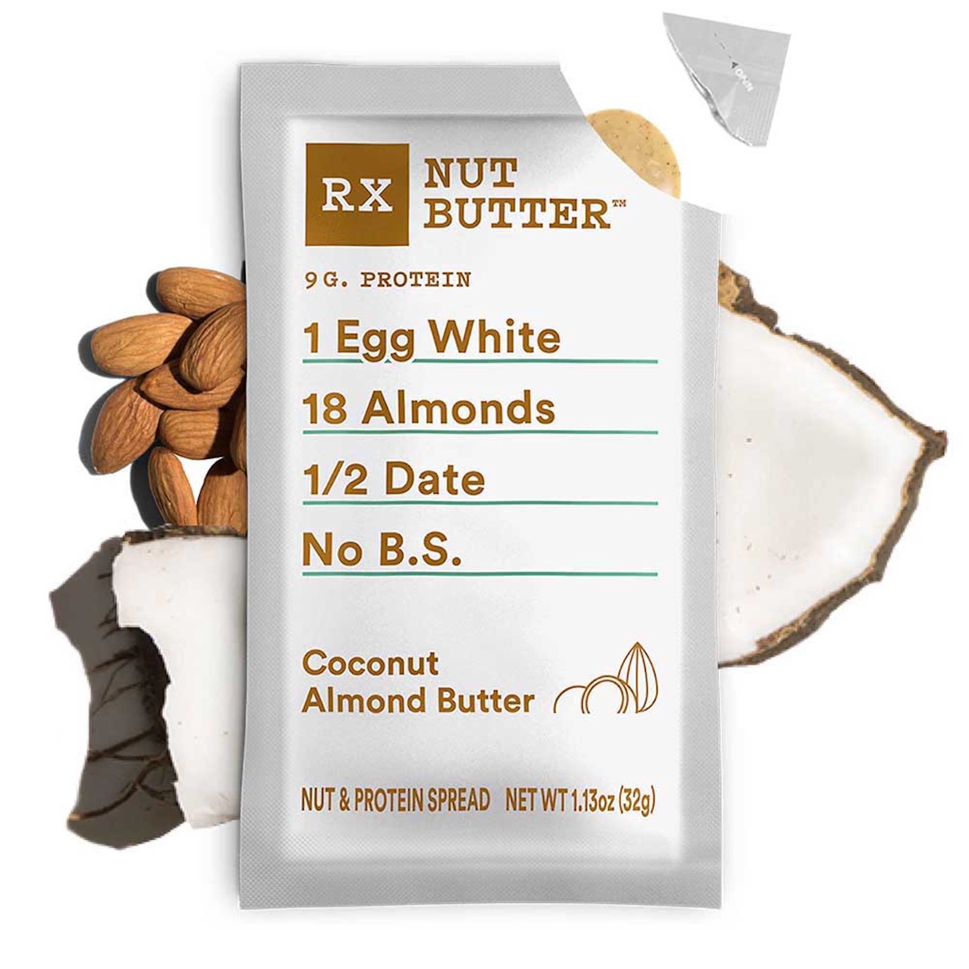 slide 2 of 5, RX Nut Butter Almond Butter, Coconut, 1.13 oz, 1.13 oz