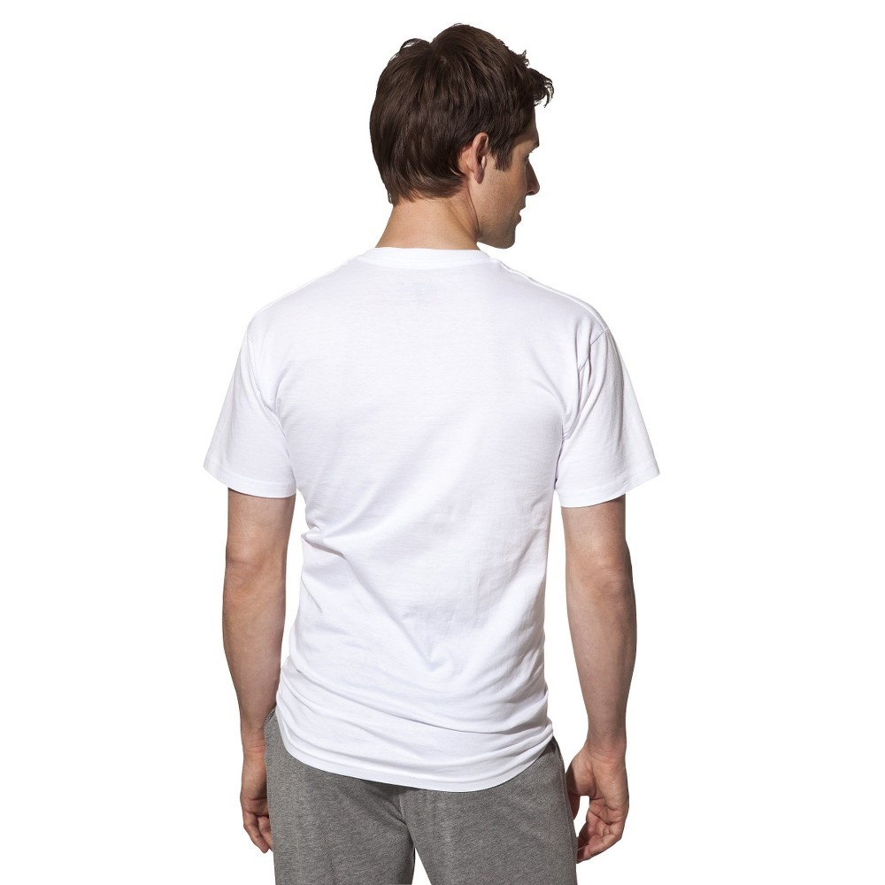 slide 2 of 2, Hanes Premium Men's V-Neck T-Shirt 3pk - White XL, 1 ct