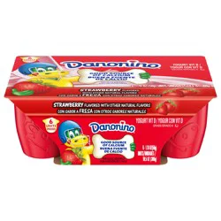 Dannon Danonino, Strawberry, Kids’ Dairy Snack, 1.76oz, 6 Count
