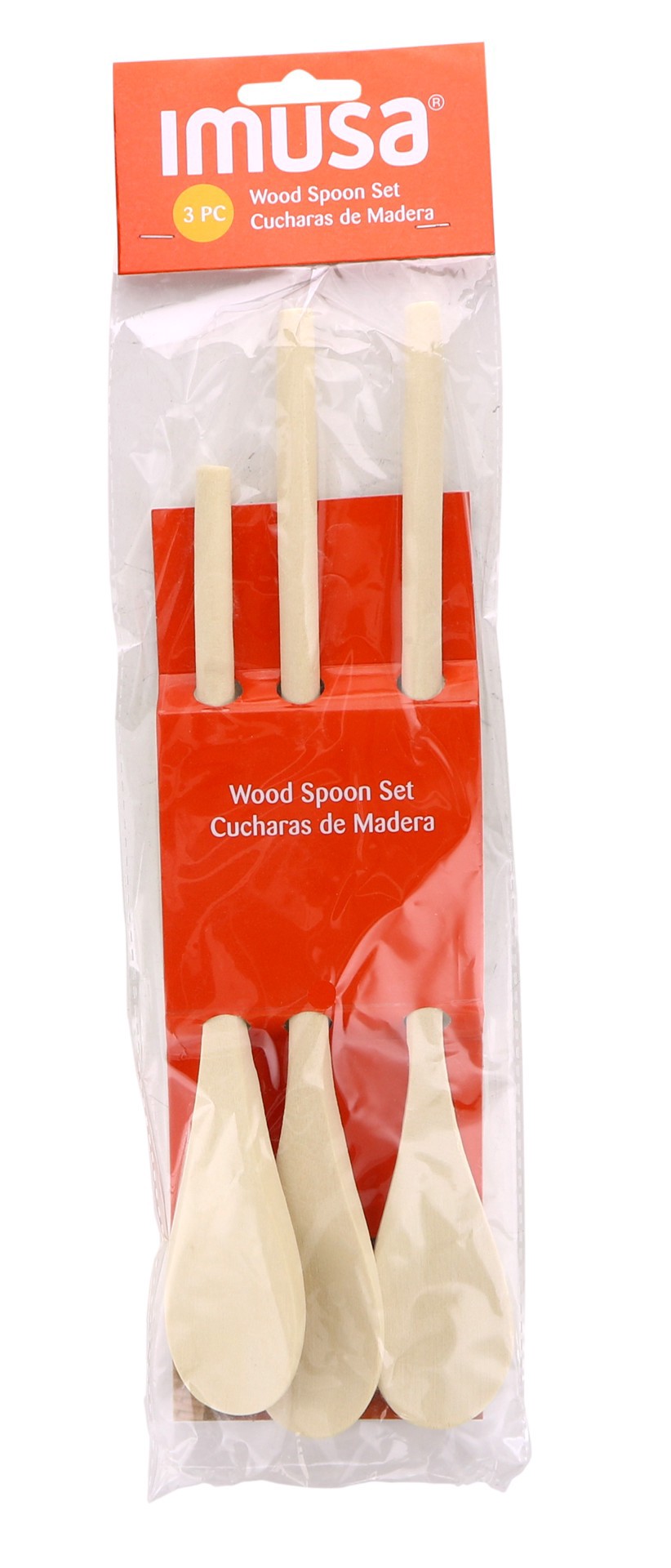 slide 1 of 1, IMUSA Wood Spoon Set, 1 ct
