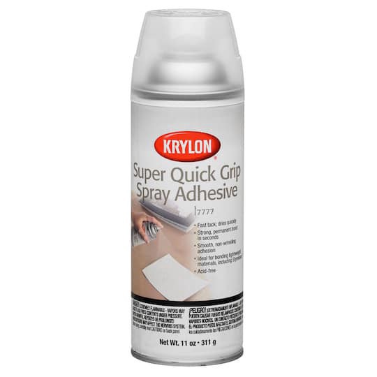 slide 1 of 1, Krylon Super Quick Grip Spray Adhesive, 311 gram