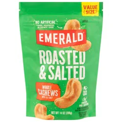 Emerald Whole Roasted & Salted Cashews with Sea Salt Value Size