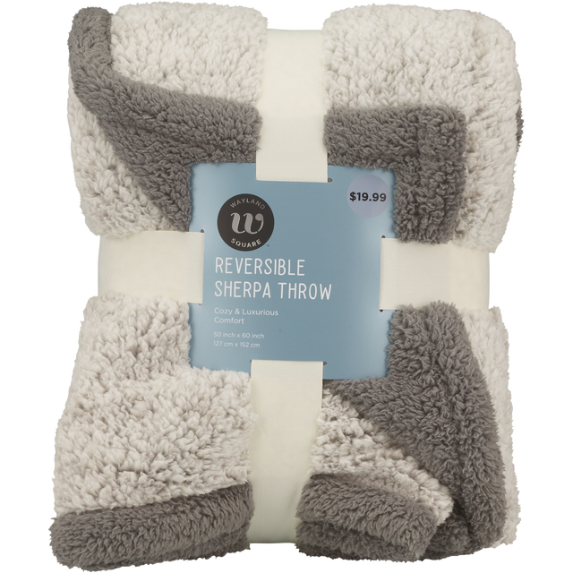 slide 1 of 1, NON BRAND Kata Reversible Sherpa Throw, 1 ct