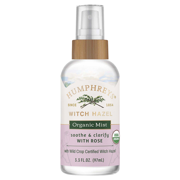 slide 1 of 5, Humphrey's Humphreys Soothe And Clarify Witch Hazel With Rose Organic Mist, 3.3 fl oz