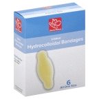 slide 1 of 1, Harris Teeter Hydrocolloidal Bandages - All One Size, 6 ct