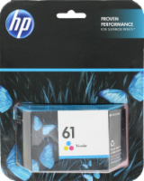 slide 1 of 1, HP 61 Original Ink Cartridge, Tri-color, 1 ct