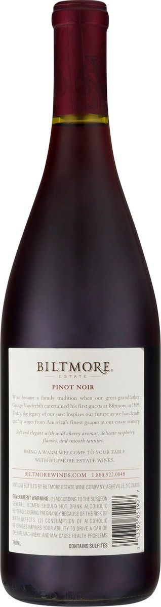 slide 9 of 11, Biltmore BE Pinot Noir, 750 ml