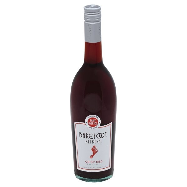 slide 1 of 1, Barefoot Crisp Red, 750 ml