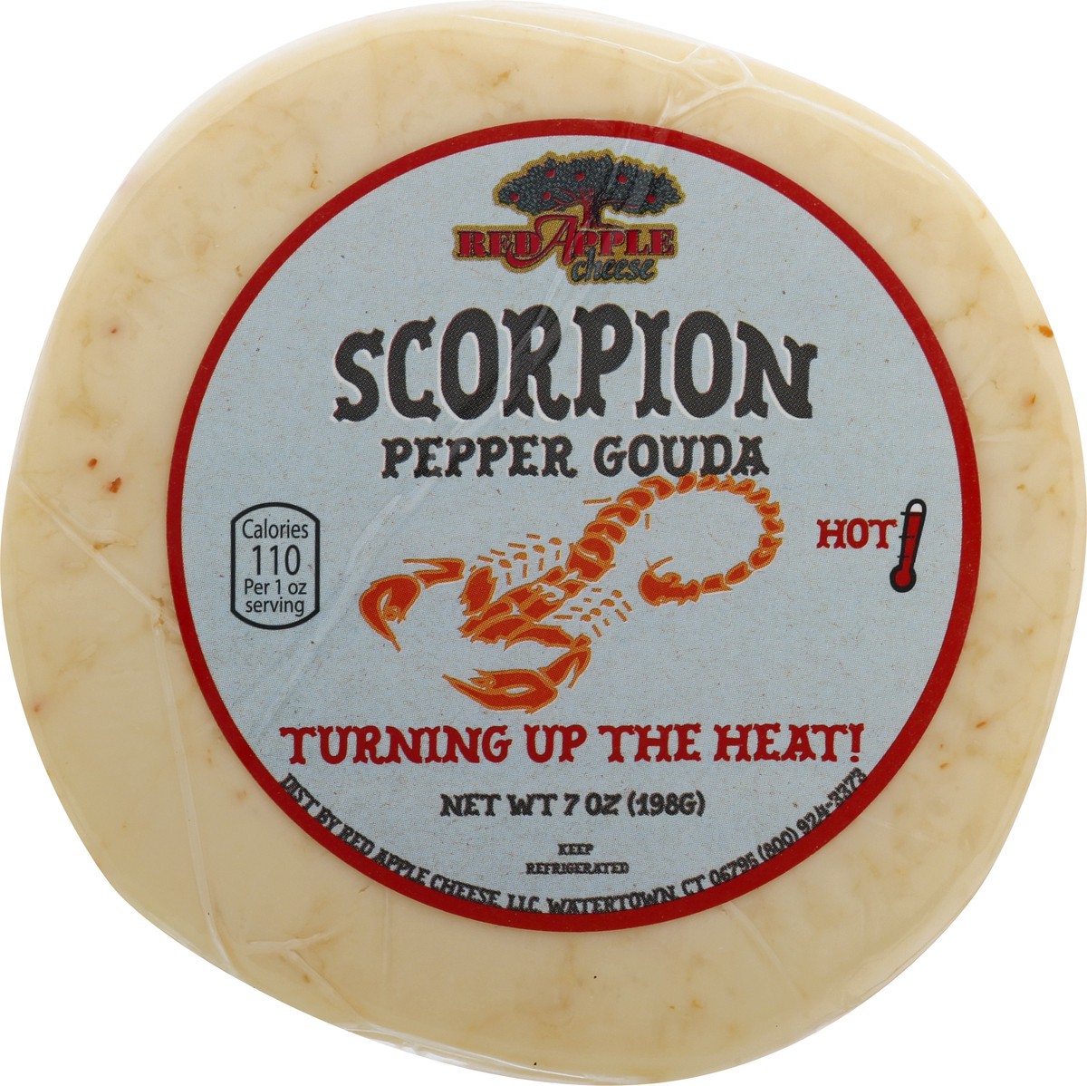 slide 9 of 13, Red Apple Scorpion Pepper Gouda Cheese, 7 oz